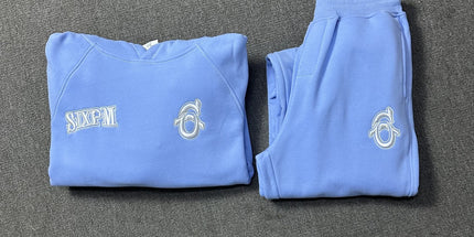 Velvet Hooded Tracksuit Set