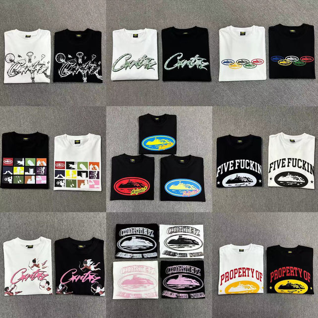 240g Unisex Letter Logo T-Shirt