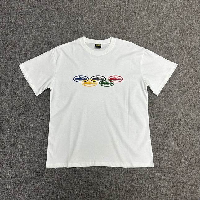240g Unisex Letter Logo T-Shirt
