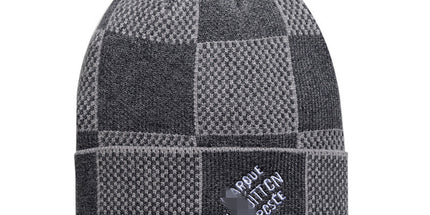 Classic Leather Label Unisex Knitted Beanie