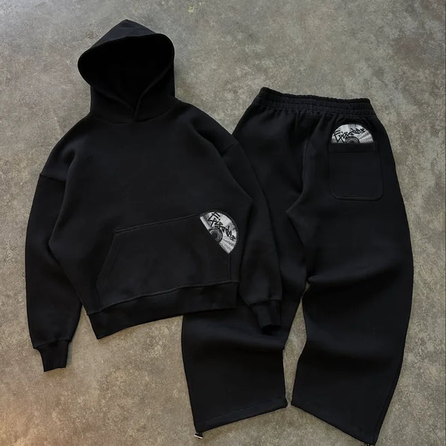 Casual tracksuit pullovers Gothic Harajuku loose