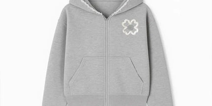 Embroidered Zip Hoodie & Pants Set Men Streetwear 2-Piece Tracksuit